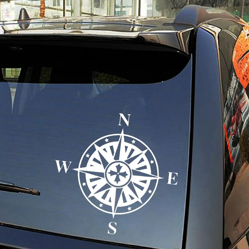 Motorcycle Holo Compass Decal