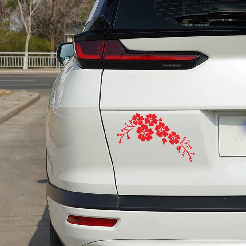 Holo Flower Blossom Decal Car Stickers