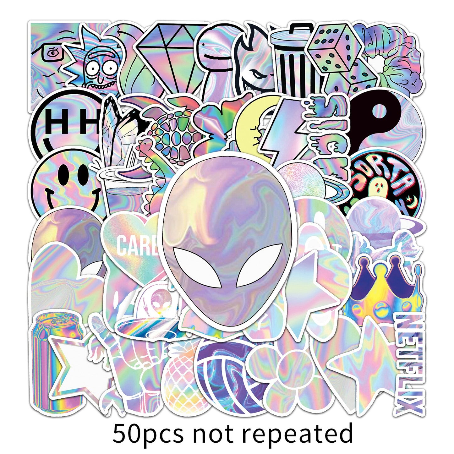 Holographic Graffiti Stickers