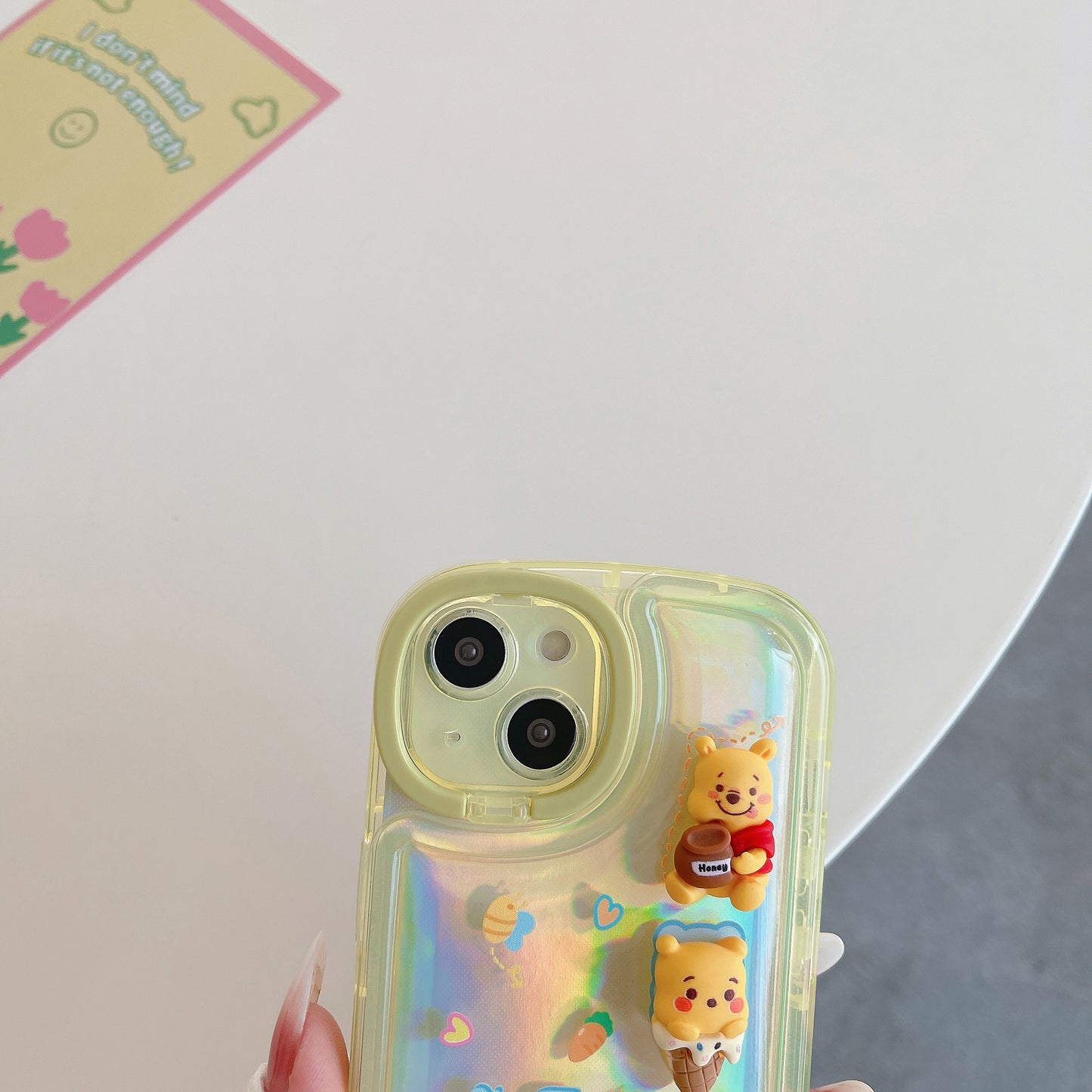 Holo 3D Winnie the Pooh iPhone Case