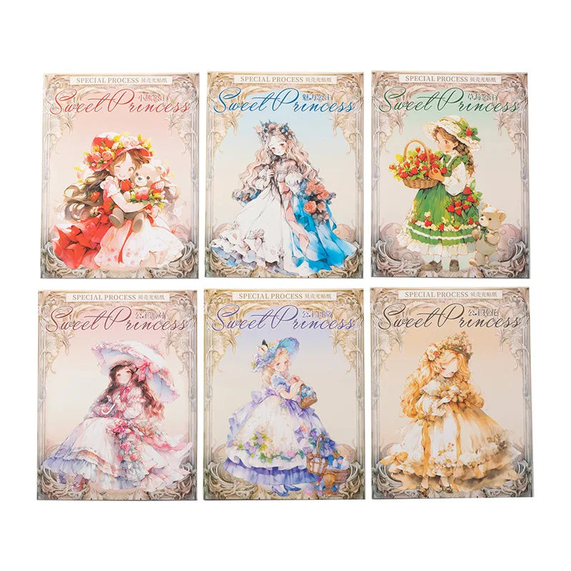 Kawaii Sweet Princess Holo Stickers