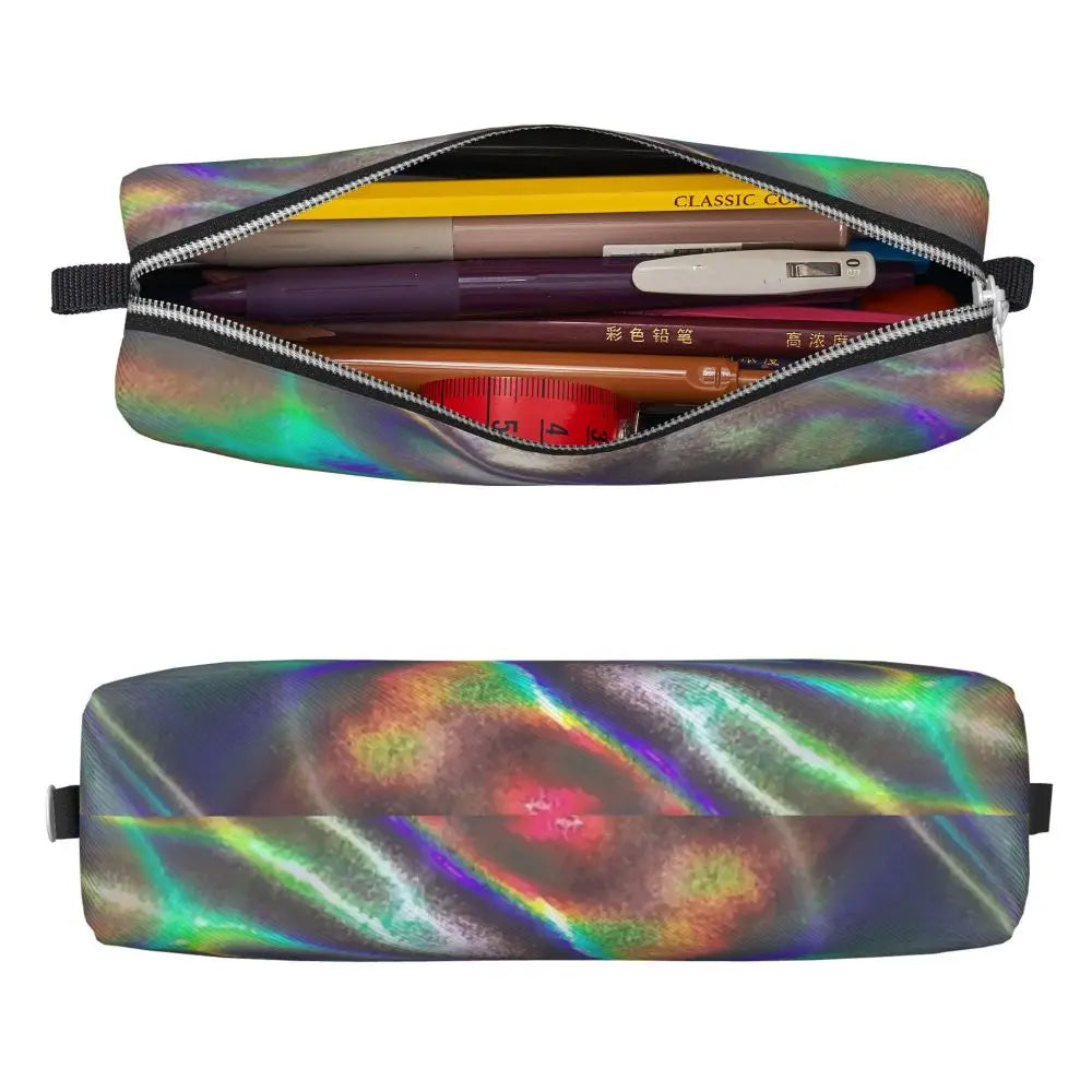 Holo Print Foil Metallic Pencil Cases