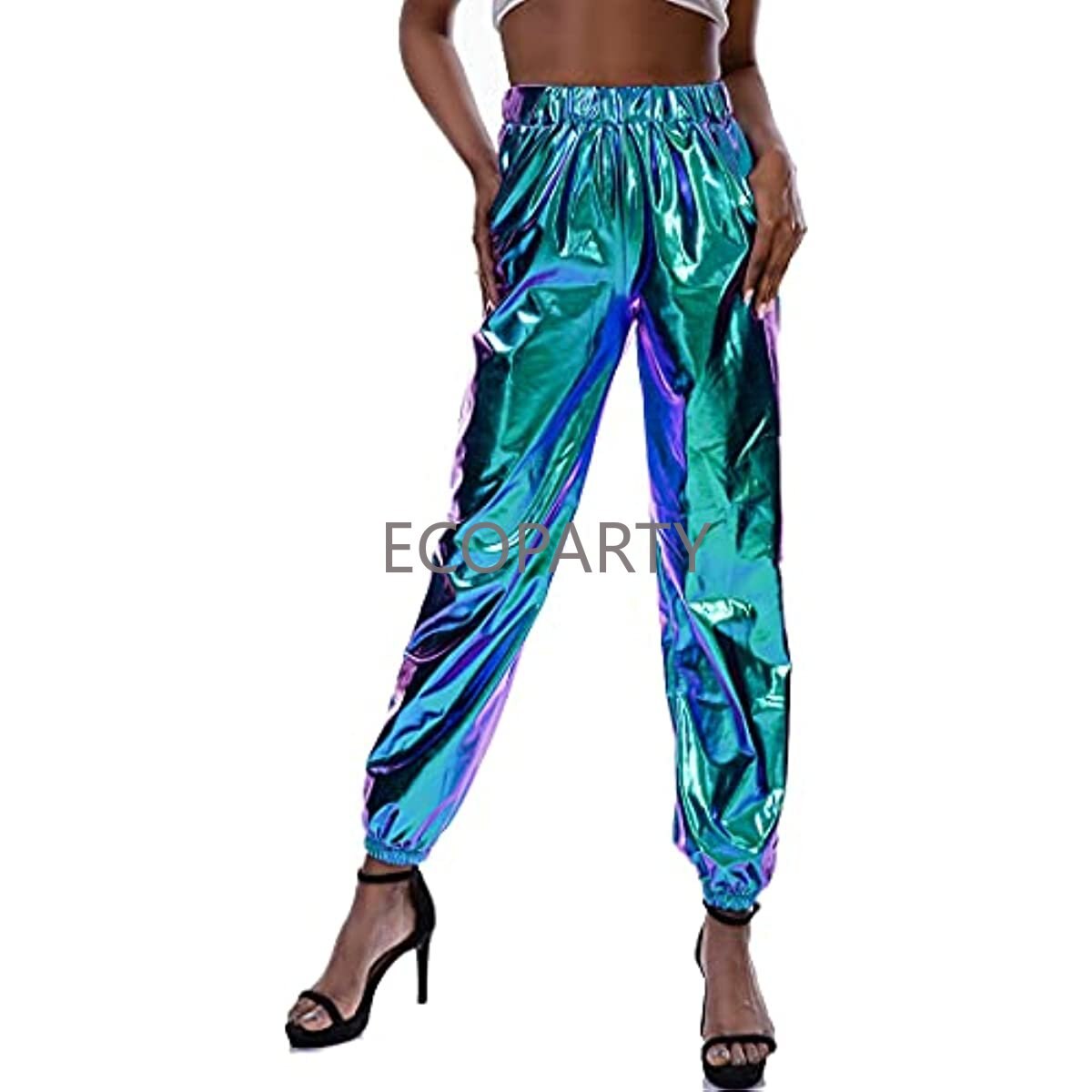 Holographic Disco Sweatpants