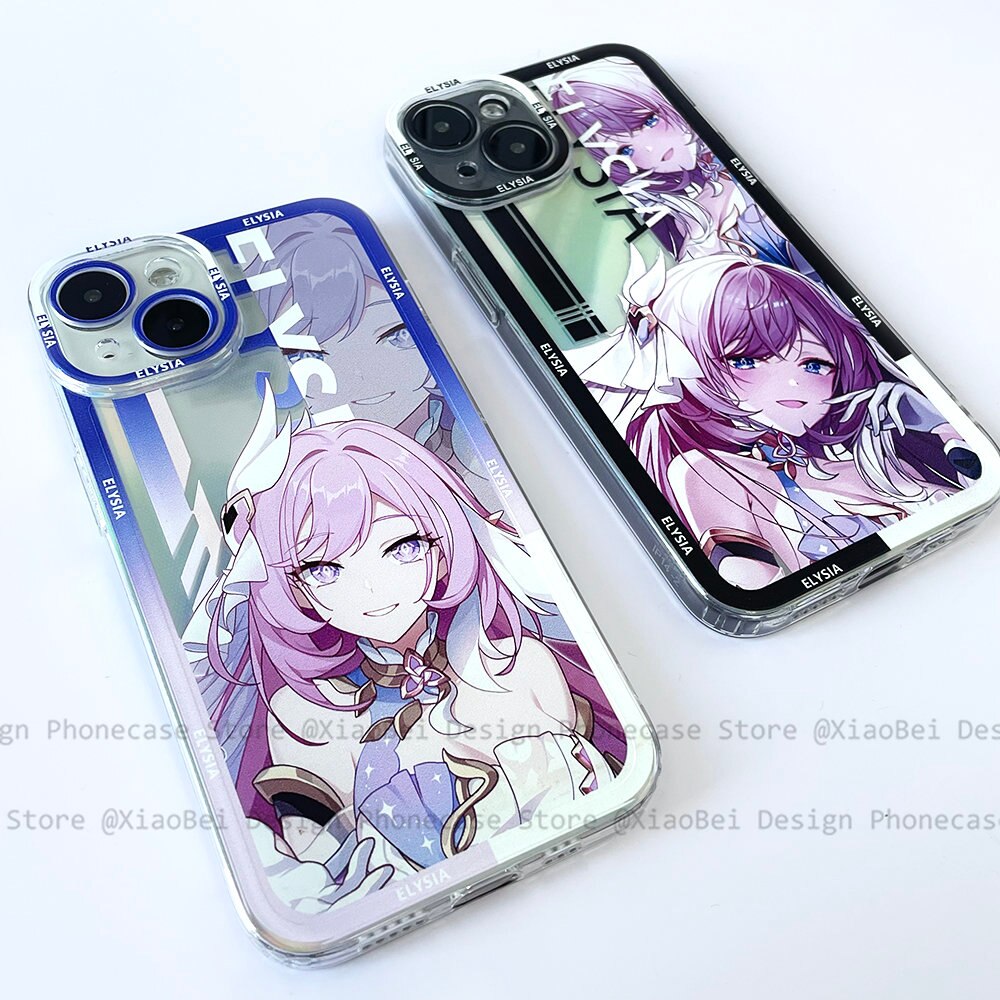 Holo Genshin Impact Elysia iPhone Case