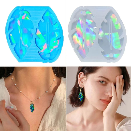 Holo Leaf Jewelry Silicone Mold