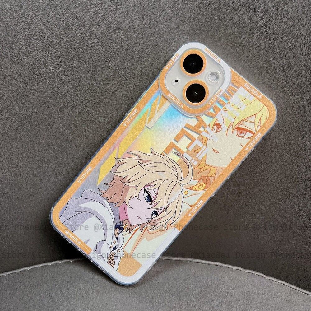 Holo Mikaela Hyakuya iPhone Case