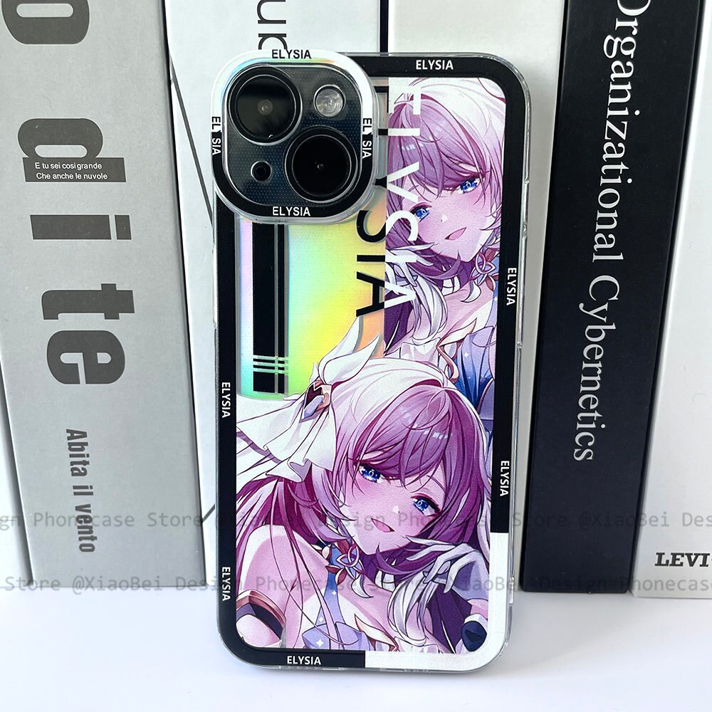 Holo Genshin Impact Elysia iPhone Case