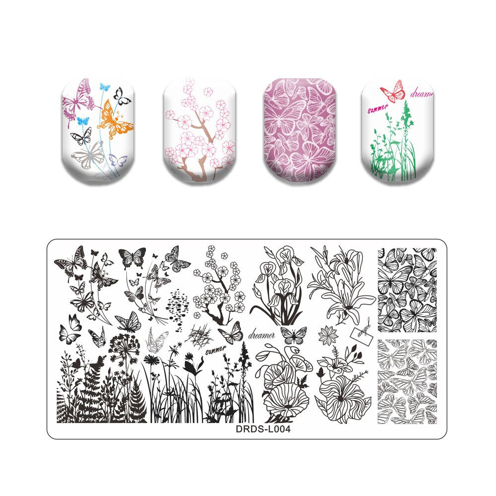 Nail Art Stamping Plates Holo Case