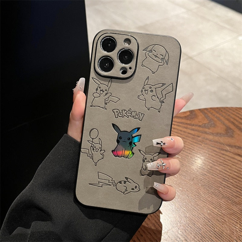 Holo Pikachu/Mickey iPhone Case