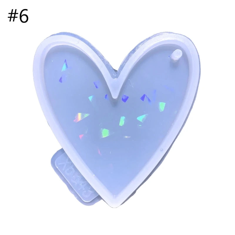 Holographic Heart DIY Silicone Mold