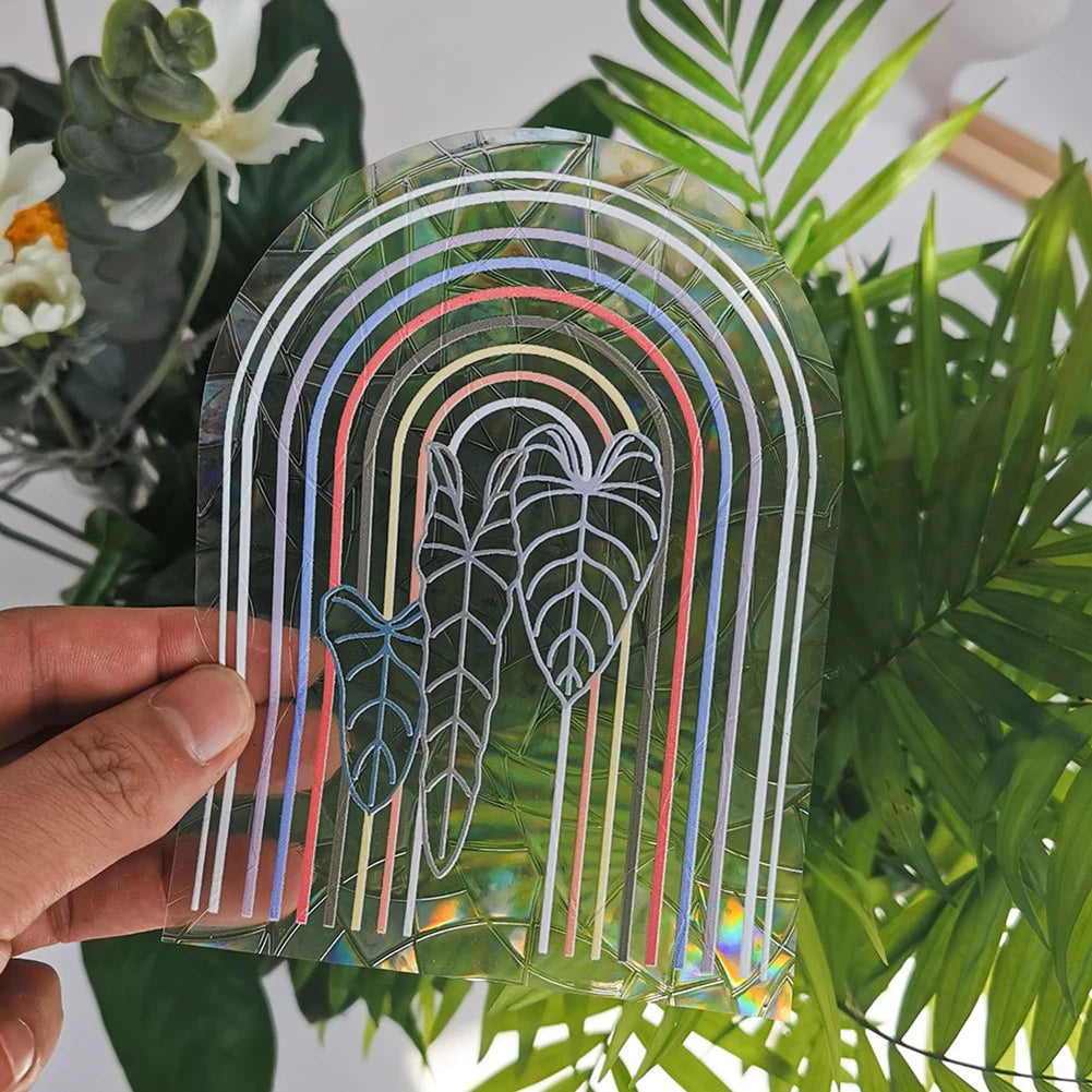 Holo Whimsy Wings Glass Decal