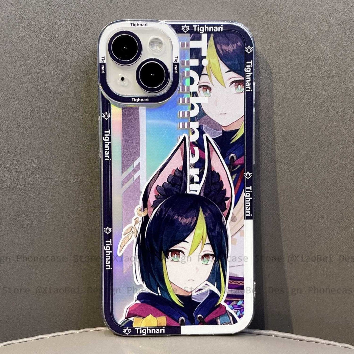 Holo Genshin Impact Tighnari iPhone Case