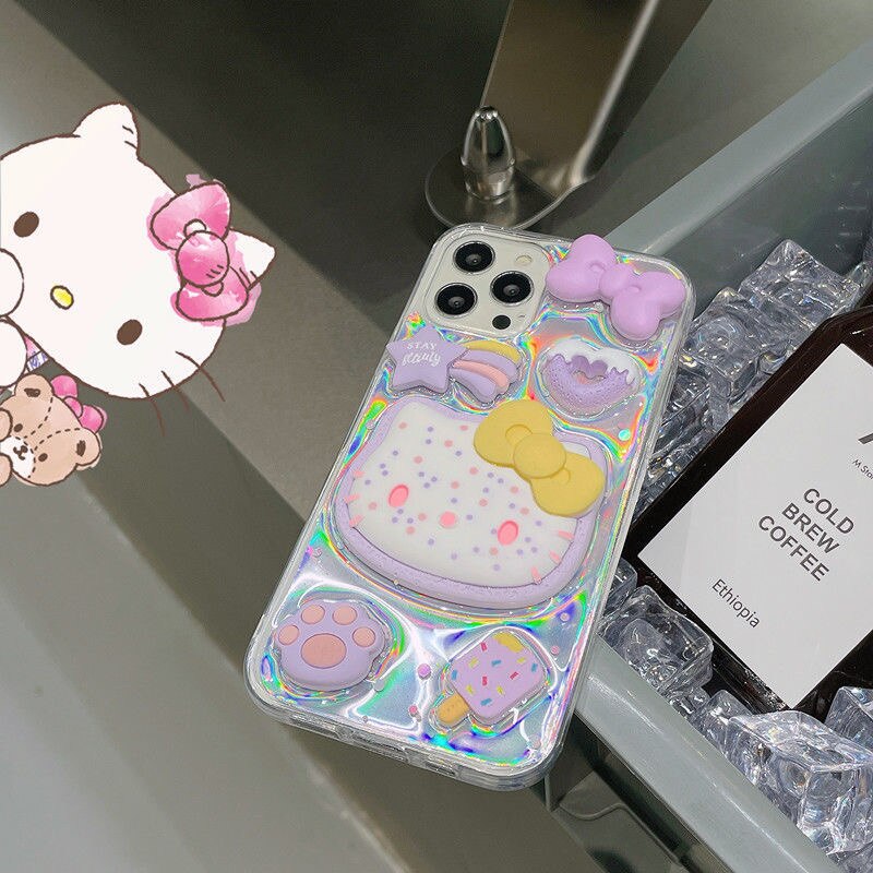 Holo Hello Kitty iPhone Case