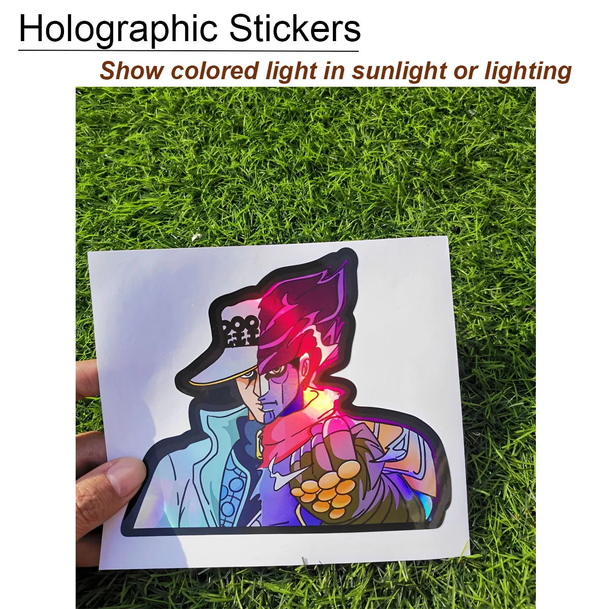 Iconic Holographic Anime Stickers