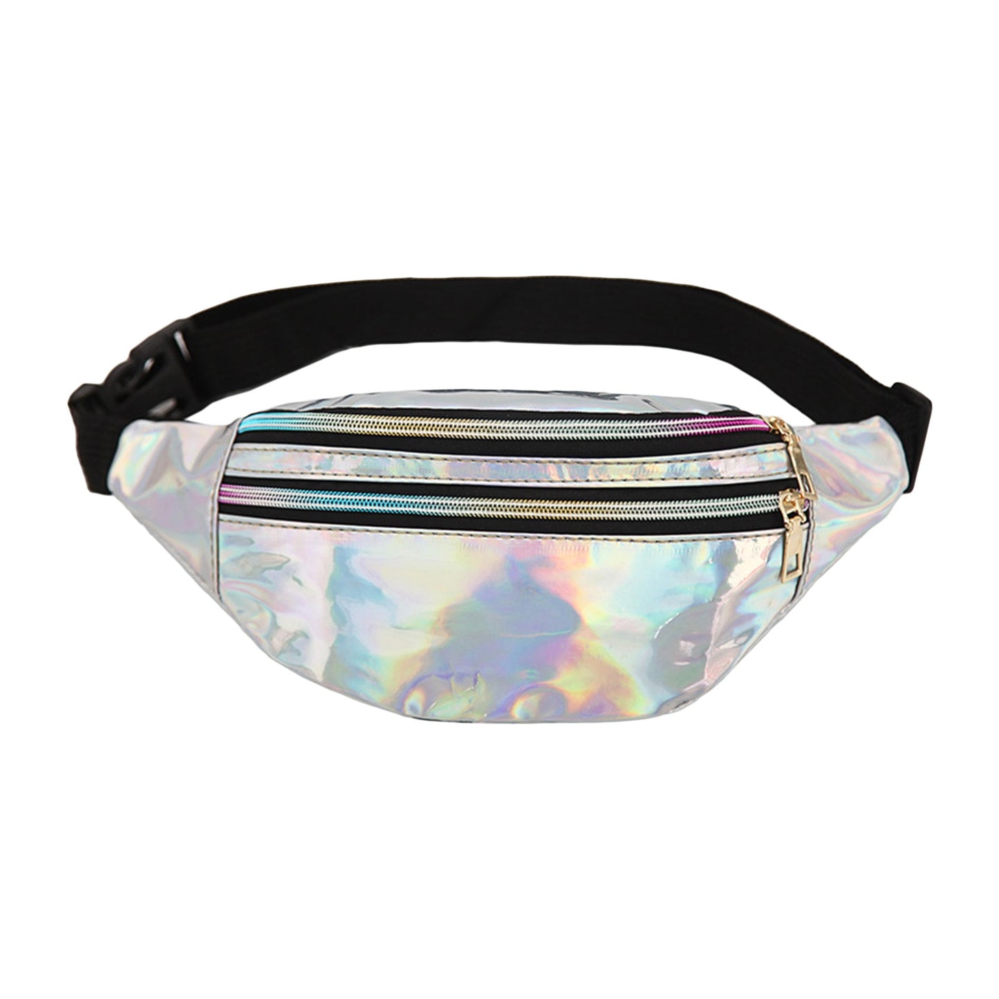 Holographic Fanny Pack / Beach Bum Zip Waist