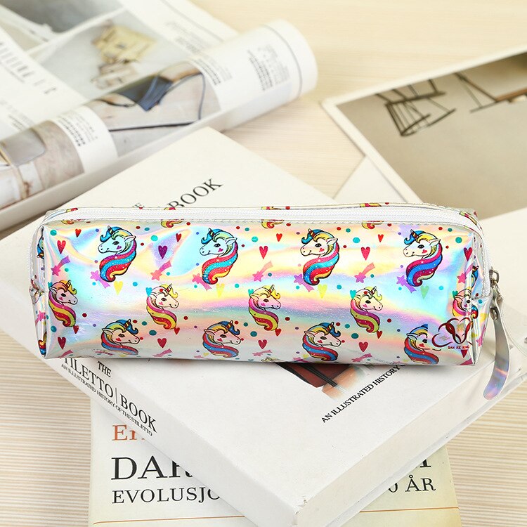 Holo Unicorn Mermaid Kawaii Pencil Case