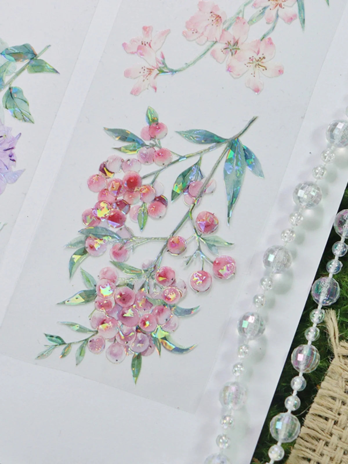 Beautiful Spring Flower Washi PET Tape