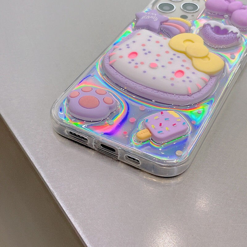 Holo Hello Kitty iPhone Case