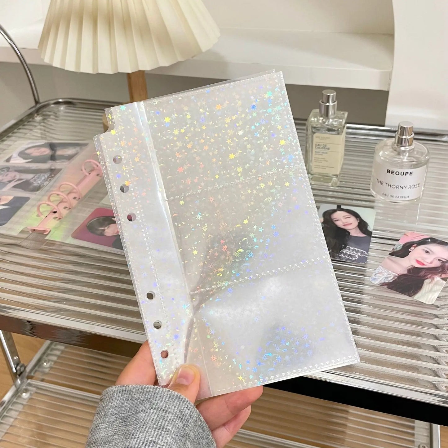 Holo A6 Laser Binder Photocard Sleeves