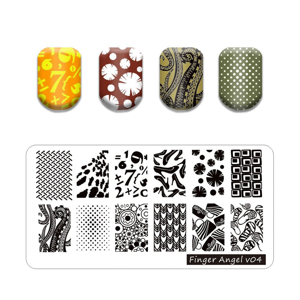 Nail Art Stamping Plates Holo Case