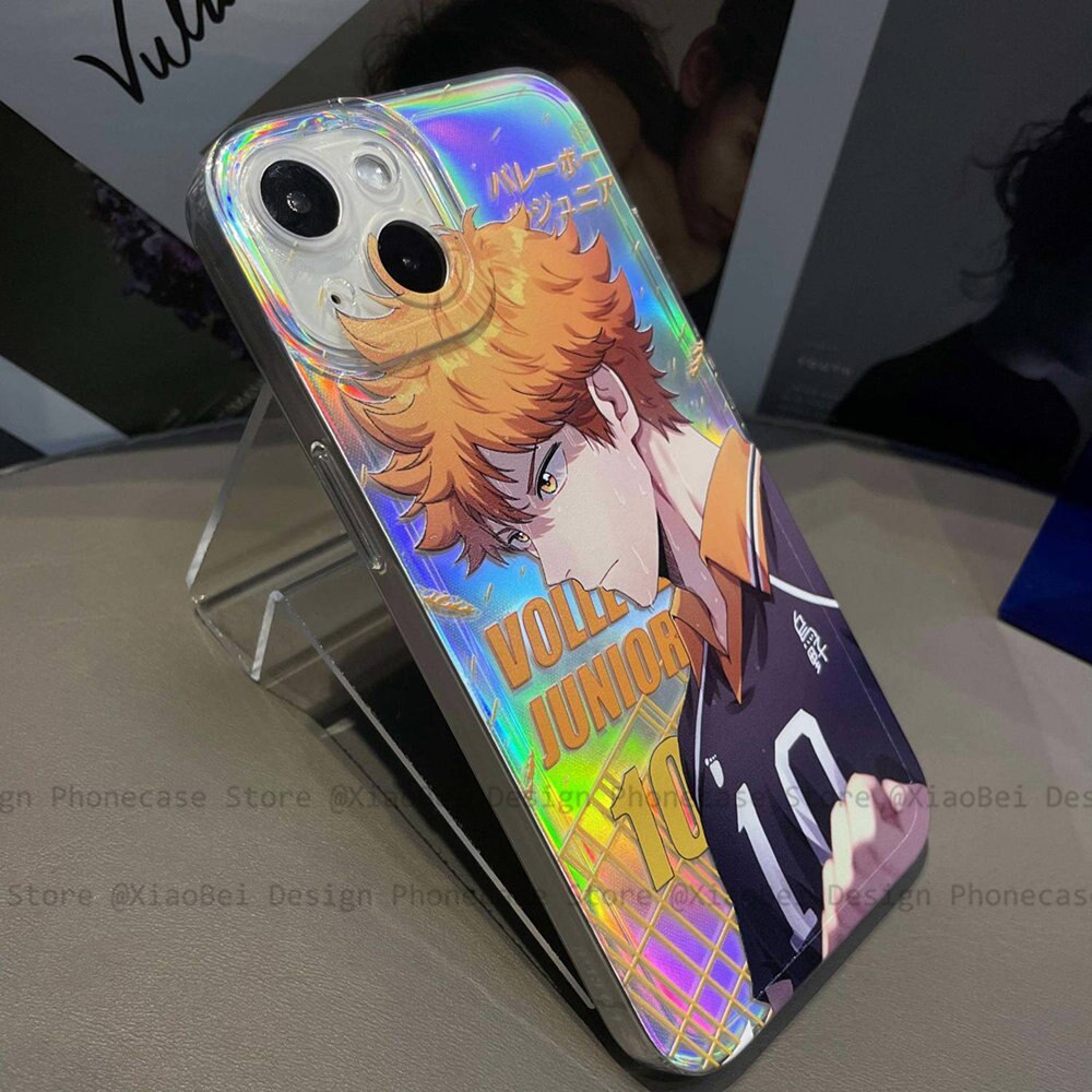 Holo Anime Haikyuu Tobio Kageyama iPhone Case