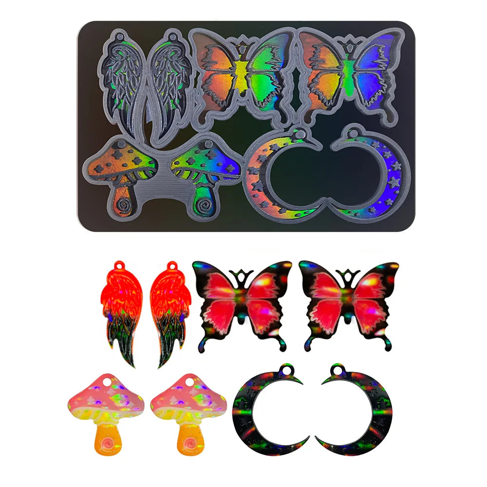 Holographic Silicone Nature Molds