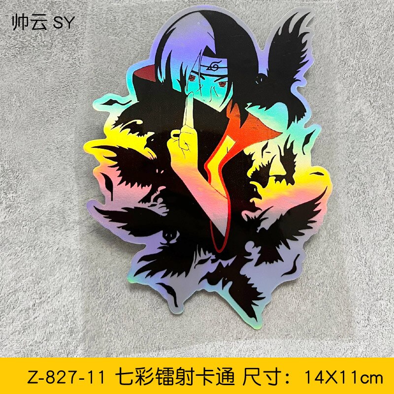 Holographic anime Stickers