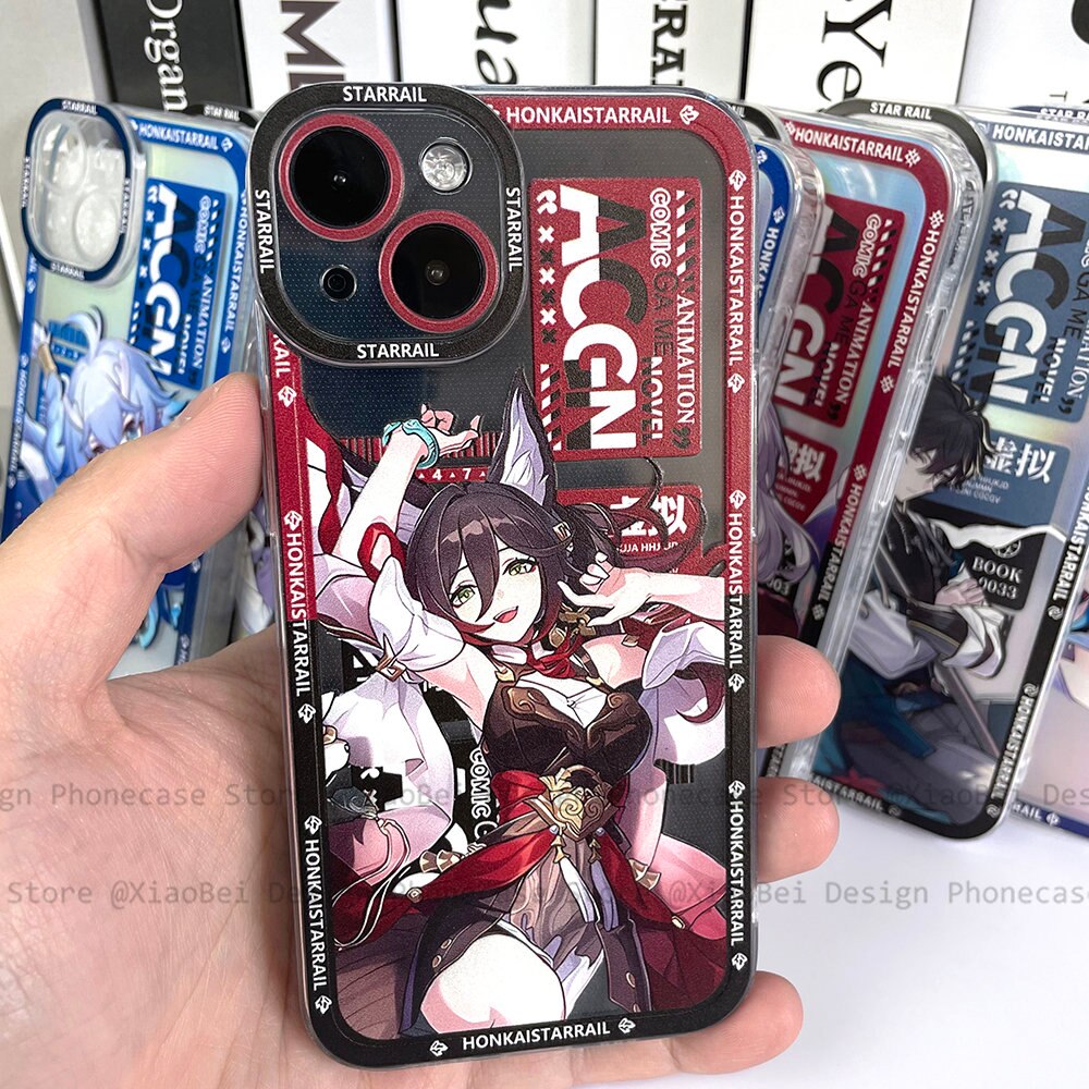 Holo Honkai Star Rail Tingyun iPhone Case