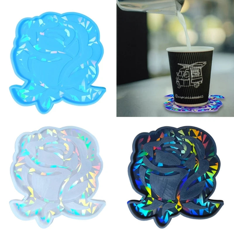 Holographic Rose Coaster Mold