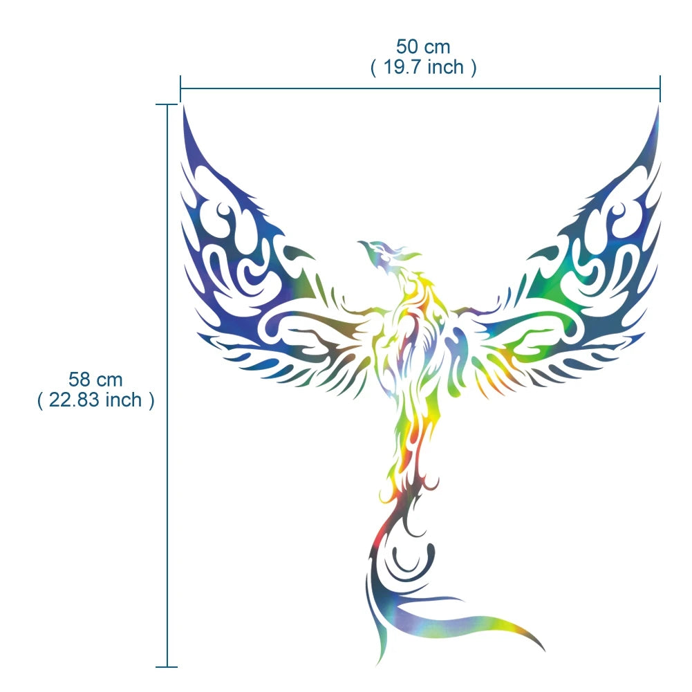 Holo Phoenix Sticker Waterproof Vinyl Decal