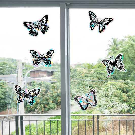 Butterfly Rainbow Suncatcher Stickers