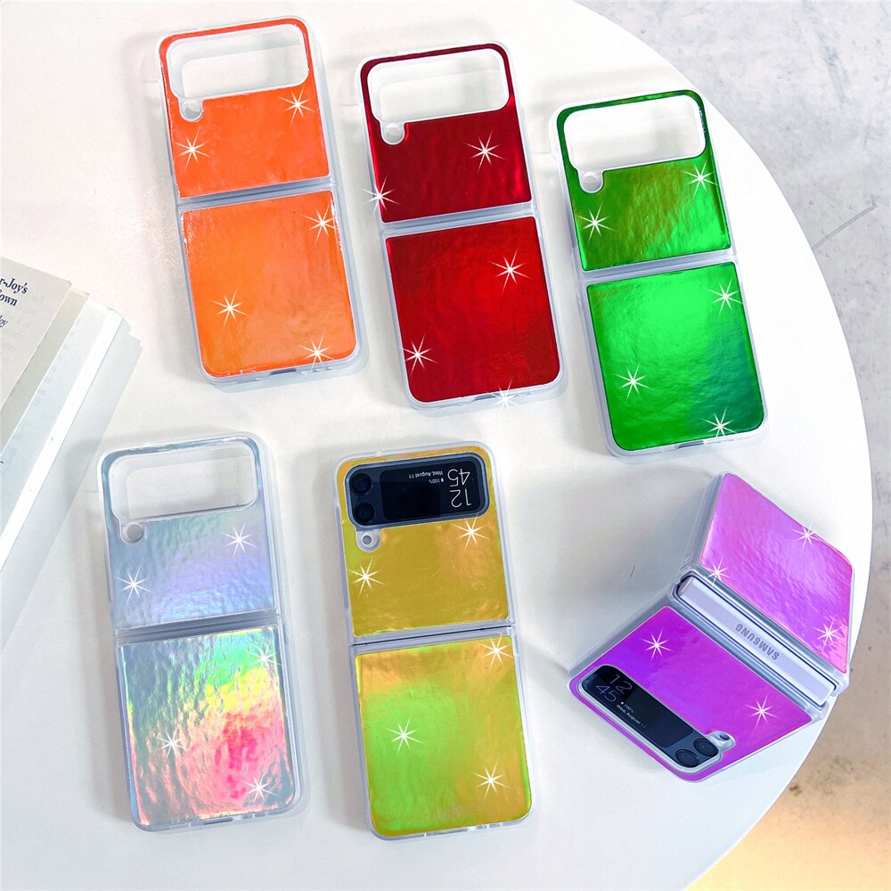 Holo Samsung Z Flip 4 Aurora Cover