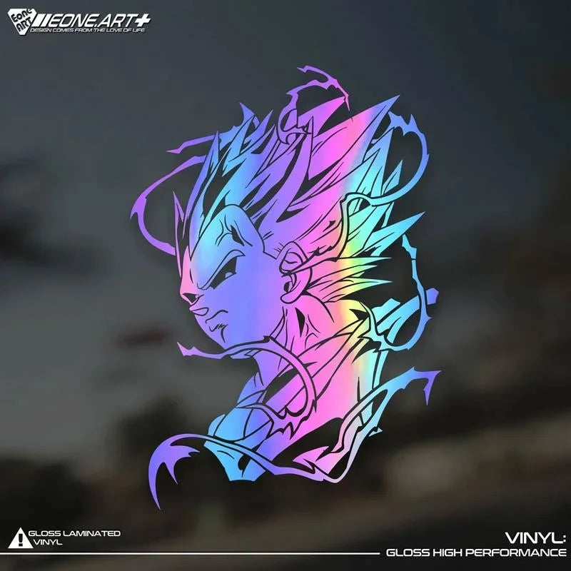 Anime Dragon Ball Z/GT/Super Holographic Sticker