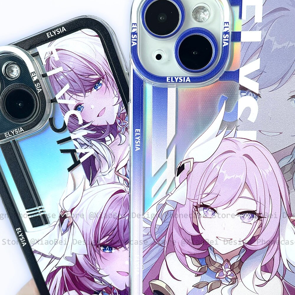 Holo Genshin Impact Elysia iPhone Case