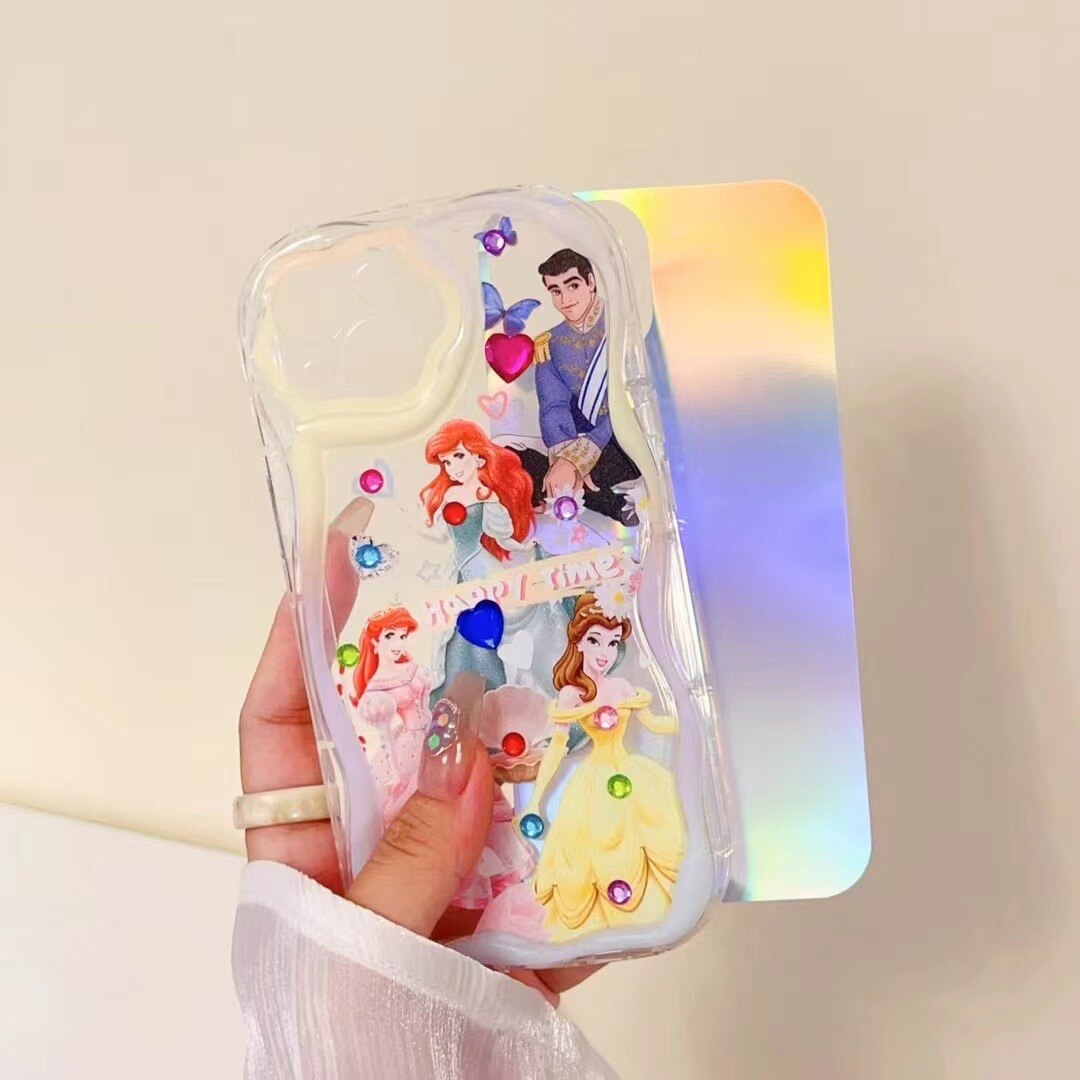 Holo Ariel Snow White Elsa iPhone Case