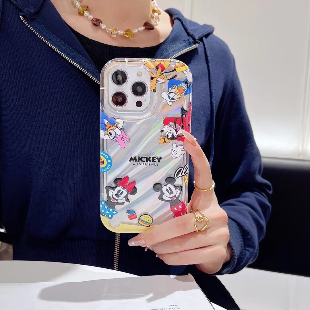 Holo Cute Disney Cartoon Phone Case