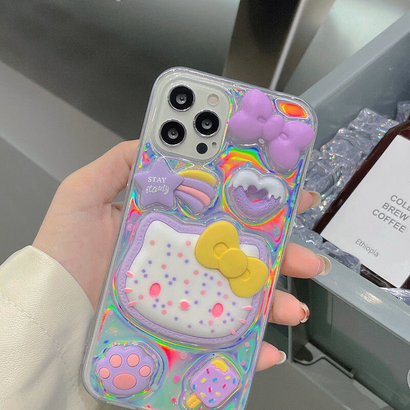 Holo Hello Kitty iPhone Case