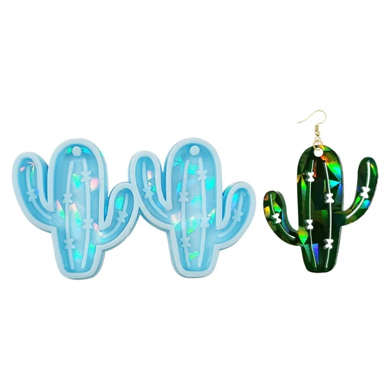 Holo Cactus Keychain Mold