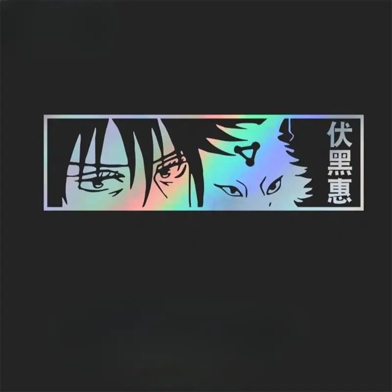 Jujutsu Kaisen Reflective Car Stickers