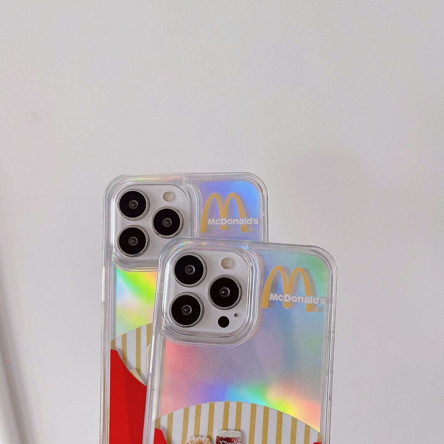 Holo 3D hamburger iPhone Case