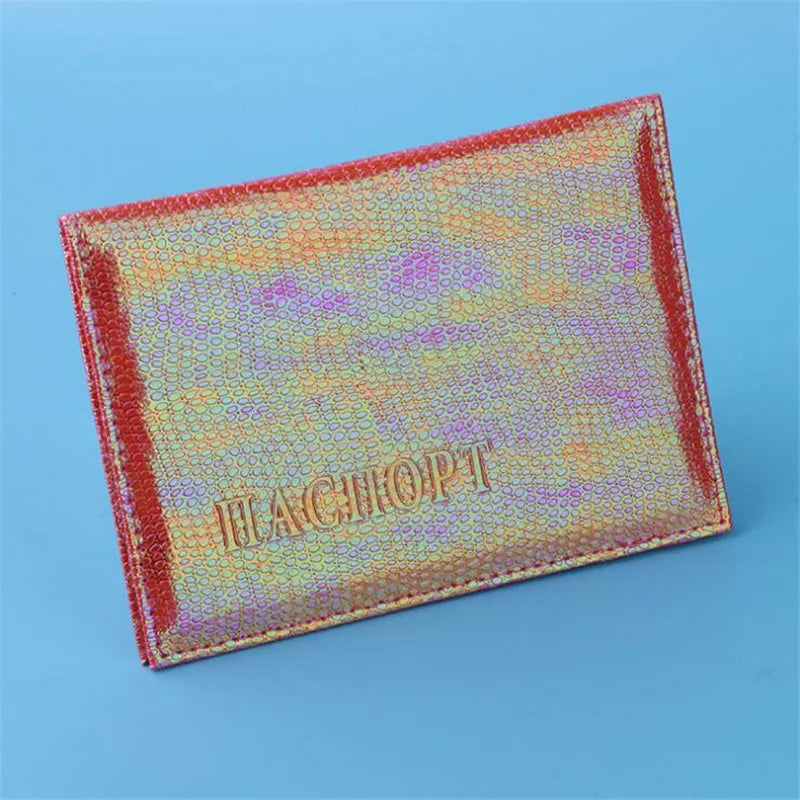 Holo Passport Cover PU Leather