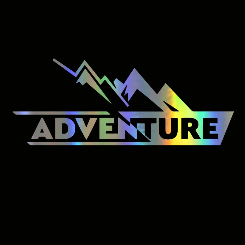 ADVENTURE Holo Vinyl Sticker