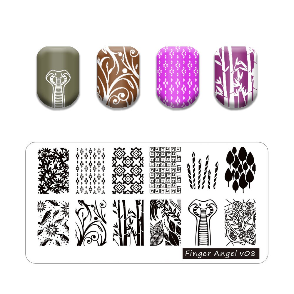 Nail Art Stamping Plates Holo Case