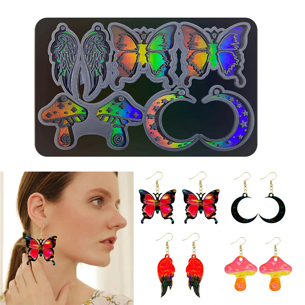 Holographic Silicone Nature Molds