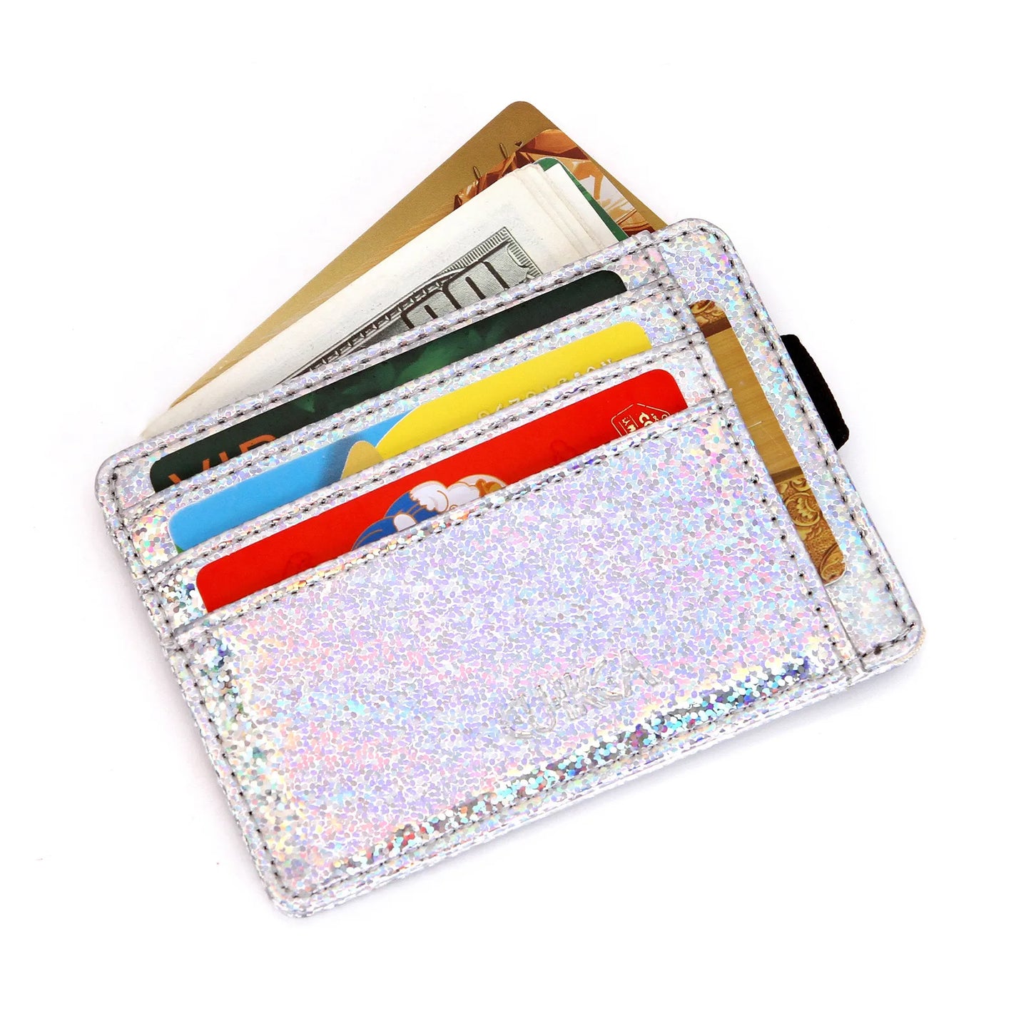 Holo Coin Purse & Sequin Card Holder