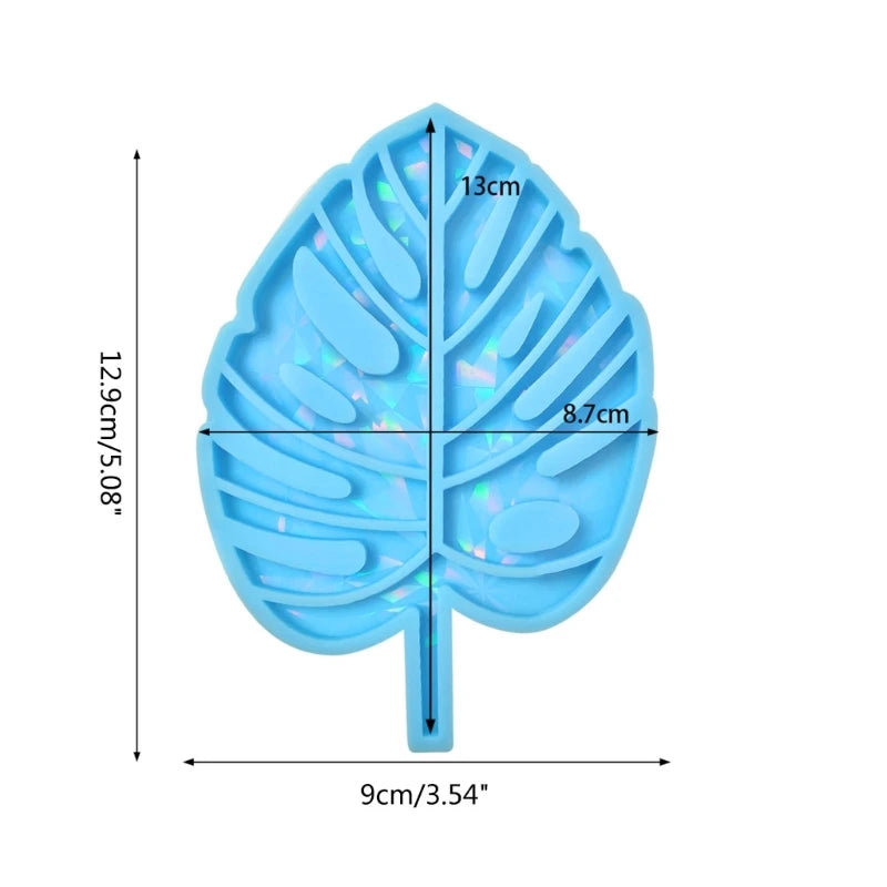 Holo Palm-Leaf Coaster Silicone Mold