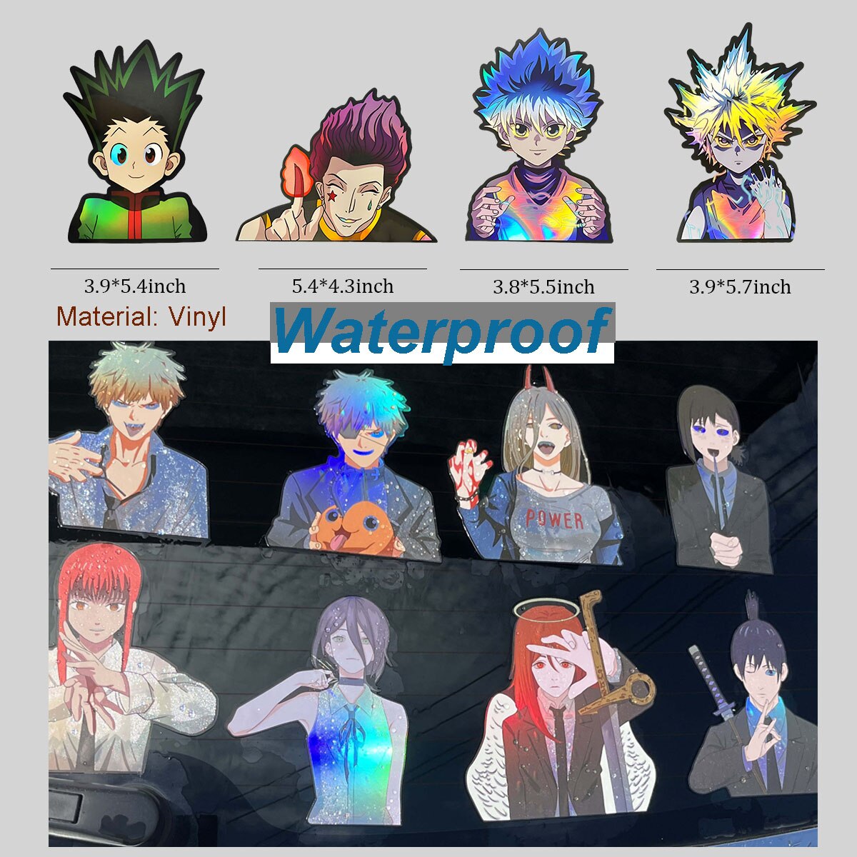 HUNTER x HUNTER Holographic Stickers