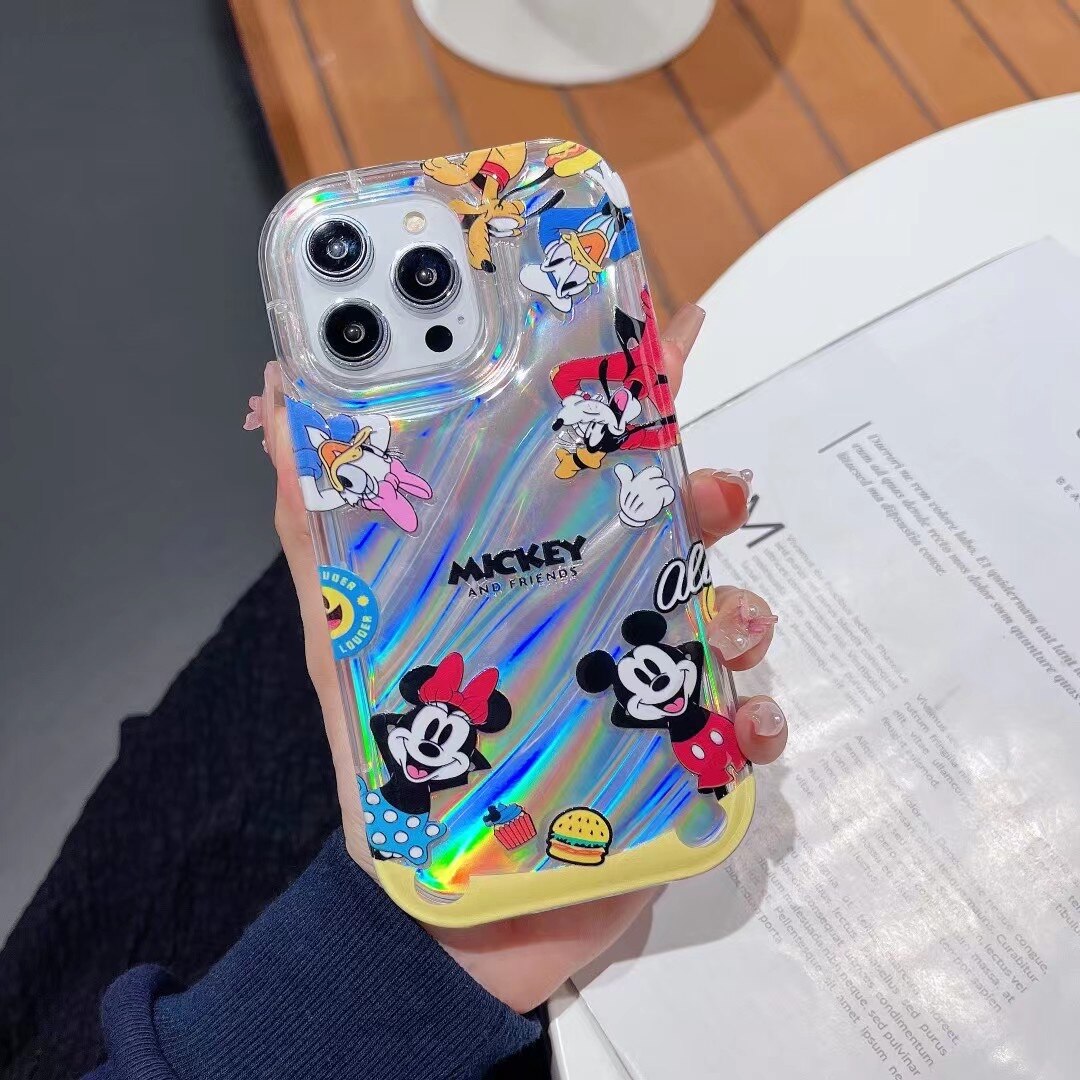 Holo Cute Disney Cartoon Phone Case