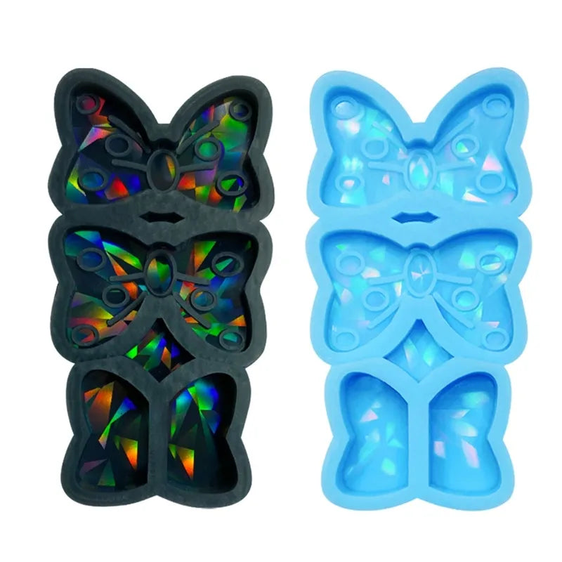 Holo Bow Tie Molds for Straws