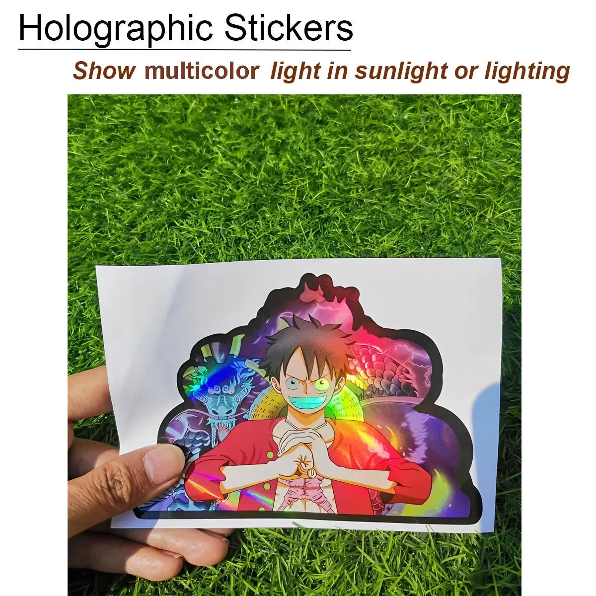 Anime Holographic Stickers